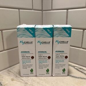 NEW MyChelle 3-in-1 Super Serum, Tinted Moisturizer (3 bottles)